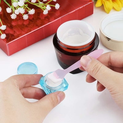 ふたの詰め替え式のポータブルが付いている5ml小さいプラスチック化粧品のクリーム色の瓶