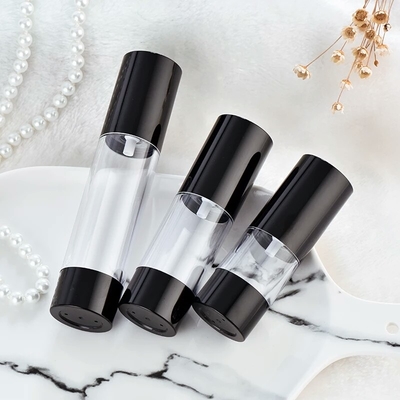 LinDeerプラスチックPPは空気のないポンプびんの化粧品を黒くする