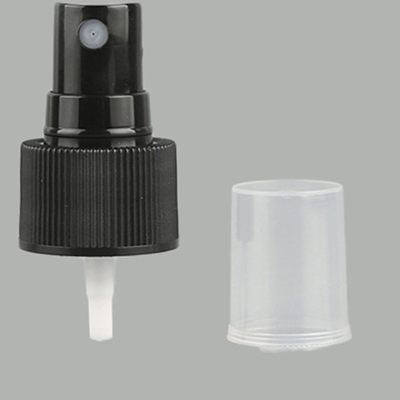 ペットびんのピンクの黒24MMの化粧品の霧のスプレーヤーは管によってポンプでくむ