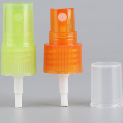 ペットびんのための緑のオレンジ プラスチック24mmの霧のスプレー ポンプ