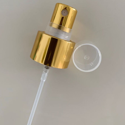 LinDeerの金の銀製アルミニウム スプレーの帽子18mmの噴霧器のスプレー