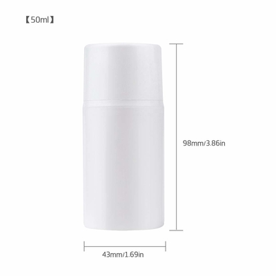 ローションPPスクリーンの印刷を用いる空気のないポンプびん50ml
