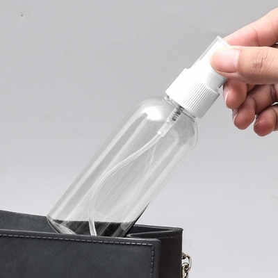 24mmポンプを搭載する透明なペット プラスチック100ml化粧品の瓶